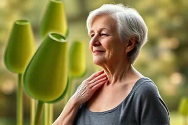 Woman's bone health and menopause support with calcium and isoflavones.