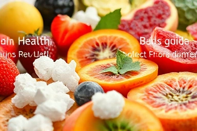Natural minerals and alkaline-rich foods symbolizing vitality and health.