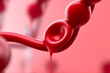 Symbolic representation of increased bleeding risk from medication interaction