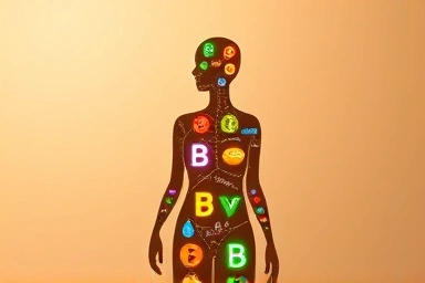 Holistic approach to skin health with essential vitamins.