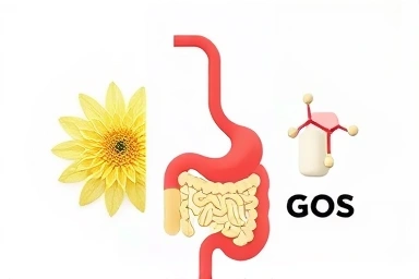 Plant fiber and milk molecule in digestive system
