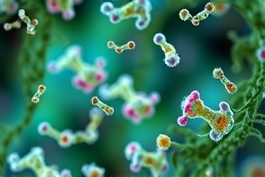 Beneficial gut bacteria, healthy microbiome, probiotics.