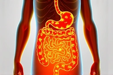 Healthy gut microbiome symbolizing digestive health