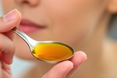 Golden sea buckthorn oil symbolizing skin health and rejuvenation.