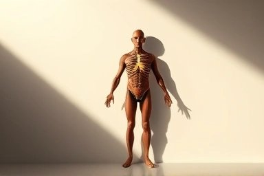 Symbolic illustration of vitamin D's role in health and immunity.