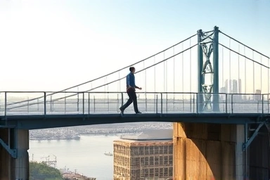 Overcoming financial hurdles, couple's journey, secure bridge, future goals
