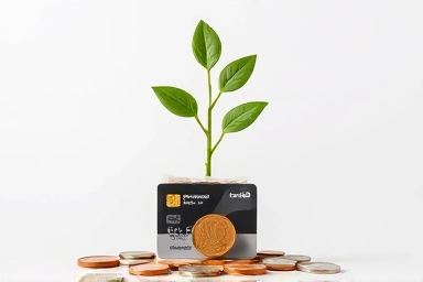 Financial growth and smart money management concept