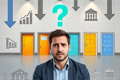 Person seeking financial solutions after loan denial