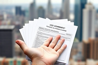 Government aid documents symbolizing financial relief