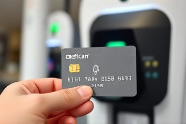 Credit card for electric vehicle charging discounts