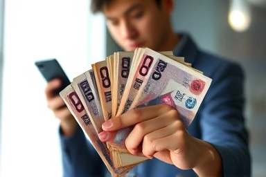 Hand holding money, financial stress, insurance claim delay