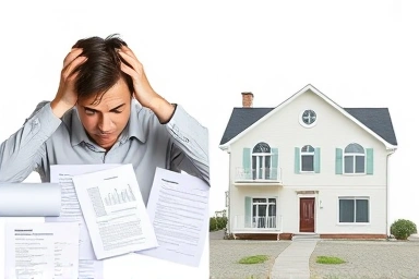 Contrast of stress from loan costs versus relief of home ownership.