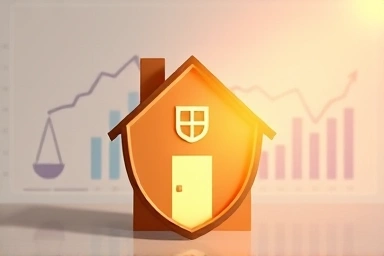 House protected by a financial shield