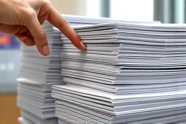 Mortgage loan documents, official paperwork, financial documents, loan application