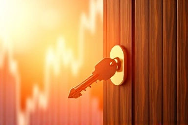Key unlocking homeownership with financial strategy.