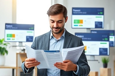 Comparing financial loan offers for online bank credit.