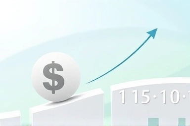 Money growing like a snowball, symbolizing financial accumulation.