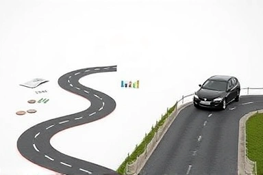 Symbolic paths of car financing choices.