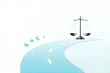 Abstract financial roadmap to secure future, symbolizing balanced borrowing.