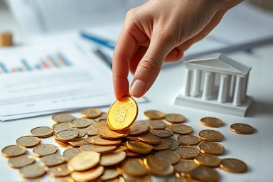 Smart financial choice metaphor for loan selection.