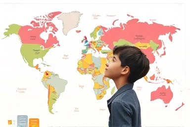 Student planning global education with financial support.