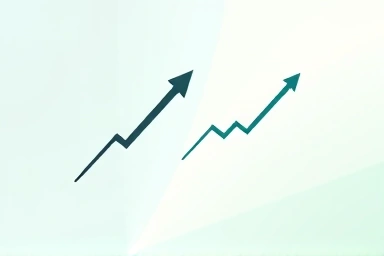 Symbolic representation of variable and fixed interest rates.