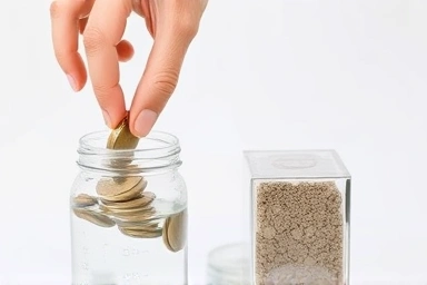 Saving money with different interest rate approaches.