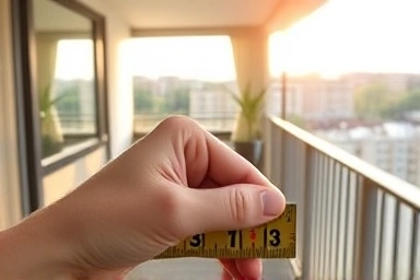 Maximizing apartment living space with balcony expansion.