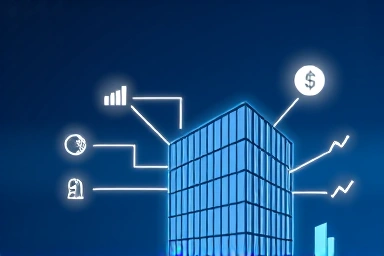 Commercial real estate valuation concept, profit, market trends