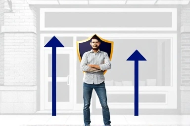 Business owner protected by legal shield against rent increase.