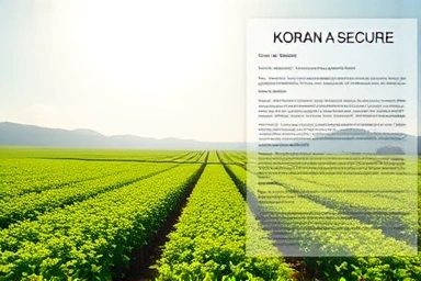 Prosperous Korean farmland managed with legal security.