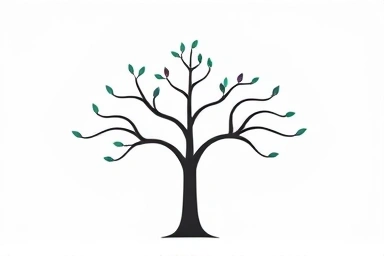 Symbolic family tree, legal connections, housing application points