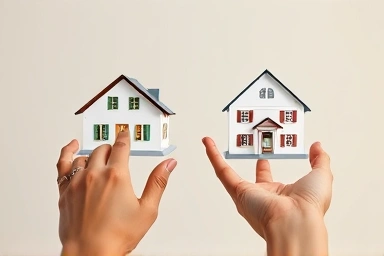 Choosing between housing cooperative and general sale home options.
