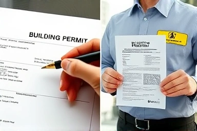 Building permits and legal compliance in property