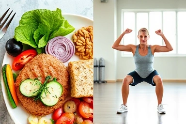 Healthy meal and effective exercise for belly fat loss