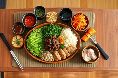Balanced Korean meal for body type diet