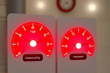 Abstract visualization of calorie expenditure difference