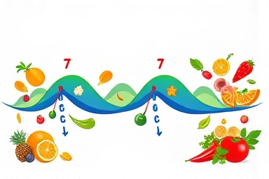 Metabolic cycle illustration for carb cycling diet