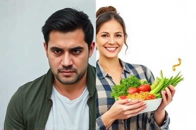 Transforming diet mindset from self-criticism to self-encouragement.