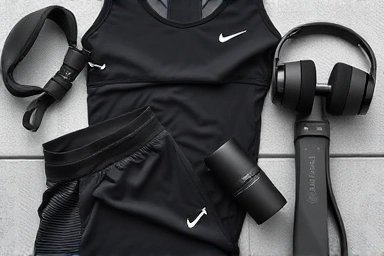 Functional workout clothes and essential fitness tools for weight loss.