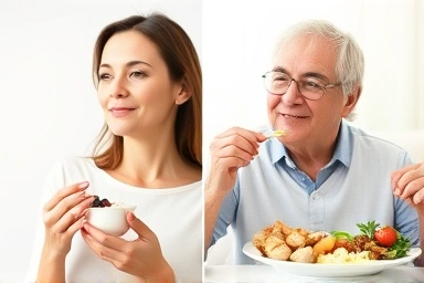 Healthy eating habits: small snacks vs. balanced meals for diet success.