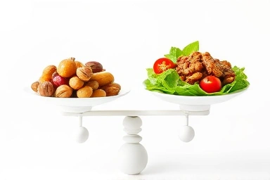 Weight management balance: frequent small meals versus three main meals.