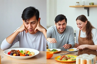 Supportive partners achieving weight loss goals together