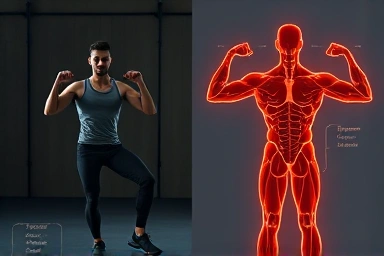 Visualizing balanced exercise and improved body composition for optimal health.