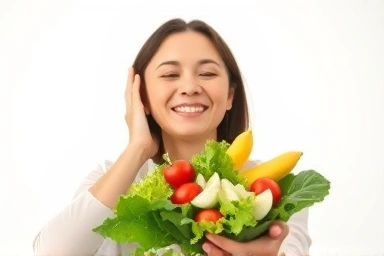 Person feeling relief from digestive issues and achieving weight loss.