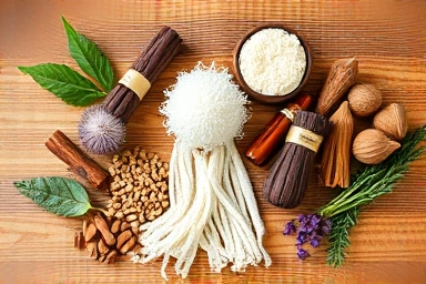 Natural Korean herbal ingredients for safe diet alternatives.