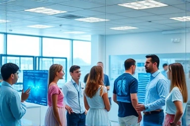 Personalized health data in a modern scientific wellness setting.