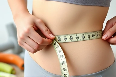 Measuring waist circumference for body composition tracking