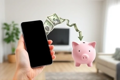 Saving money on phone bills with a smartphone