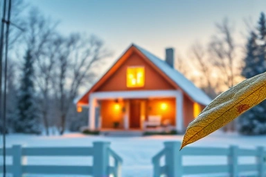 Symbolic representation of energy voucher relief and home comfort.